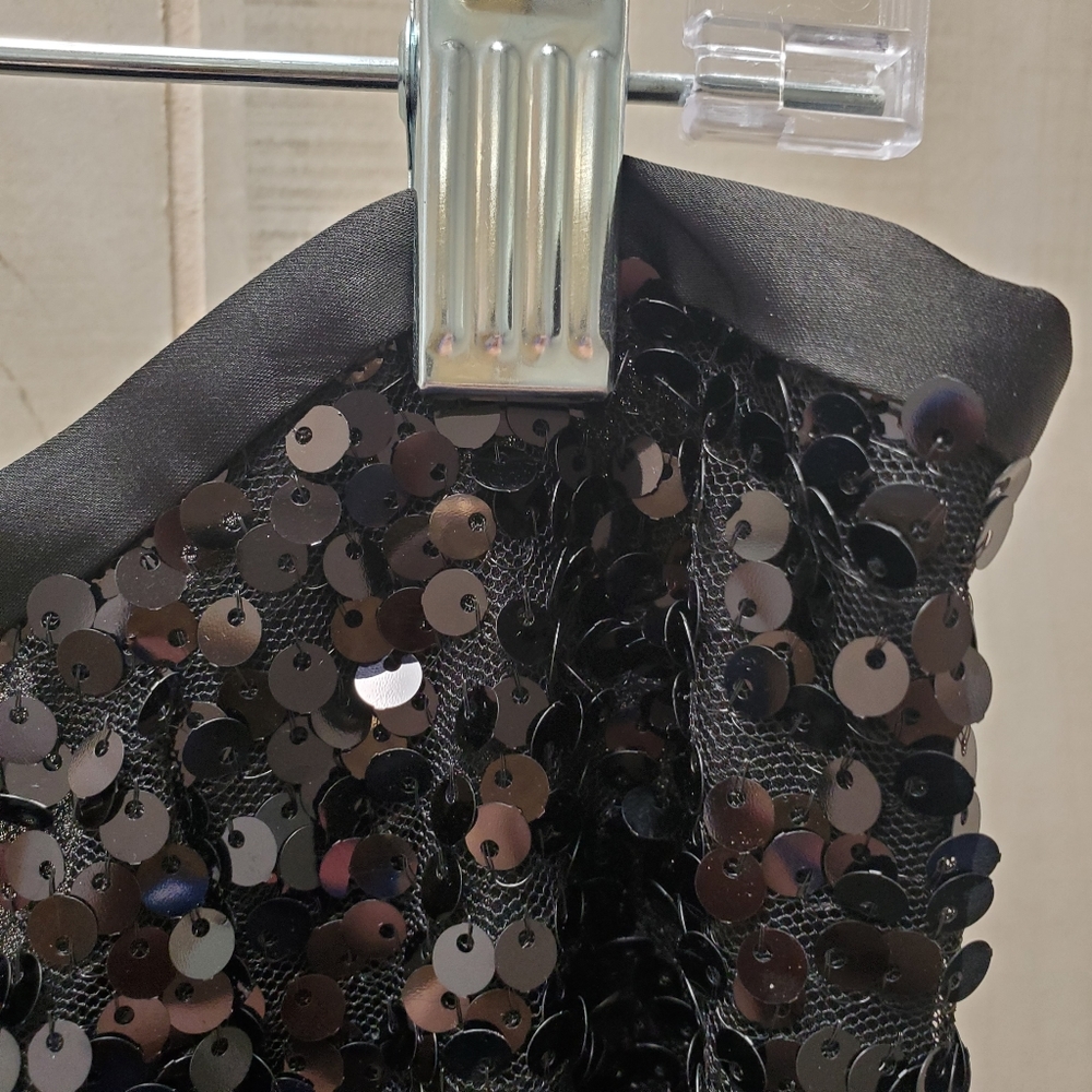 Calvin Klein Sequin Maxi Skirt Size 10 -Like NEW - Picture 8 of 14